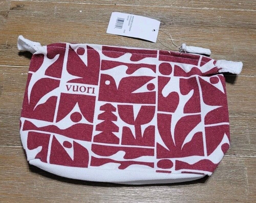 Vuori Limited Edition Holiday 2025 Canvas Zippered Pouch Bag NWT Cody Hudson